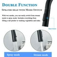 thumbnail image 5 of Touch sensor Kitchen Sink Faucet Black Pull Down Sprayer Single Handle Mixer Tap, 5 of 9