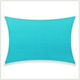 thumbnail image 2 of Colourtree Custom Size 9' x 10' Rectangle Turquoise Sun Shade Sail Canopy UV Air & Water Permeable - Commercial Standard Heavy Duty - 190 GSM - 3 Years Warranty ( We Make Custom Size ), 2 of 8