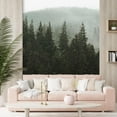 thumbnail image 3 of Idea4wall 3pcs Woodland Forest Fir Trees Nursery Decor Stick Wallpaper Removable Wall Murals Large Wall Stickers for Home Decoration, 120"x72", 3 of 5