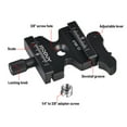 thumbnail image 6 of Andoer-2 Quick Release Clamp,Plate Ball Head 3/8" Screw Compatible Lever Knob-type 1/4" Quick Release 1/4" 3/8" Screw Cl-50ls Aluminum Alloy With Adjustable Lever Knob-type 1/4" 3/8" Ainn, 6 of 6