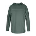 thumbnail image 5 of Women's Hoodies Green Waffle Hoodies Woman Long Sleeve Tops Casual Pullover Sweatshirts for Women Comfort Hoodie S, 5 of 5