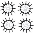 thumbnail image 1 of GFDYREE 50pcs 3/16 x 5/8 Inch (4.8 x 16 x 16 mm) Flange Aluminum Blind Rivet Set, Fastener Nails Pop Rivets Assortment Kit, 1 of 6