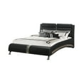 thumbnail image 2 of Jeremaine Eastern King Upholstered Bed Black, 2 of 4