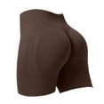 thumbnail image 5 of Delayuji Womens Yoga Short Workout Shorts Scrunch Seamless Gym Yoga Biker Shorts Running Active Fitness Short, 5 of 5