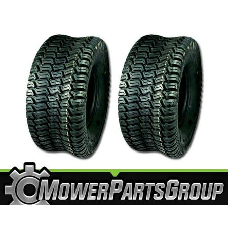 (2) Turf Saver Tires 15x6x6 15x6-6 15-6-6 Lawn Mower Tire Garden