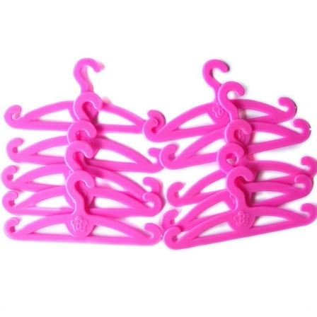 Misterolina 20 Cute Plastic Hangers For 16 Dolls Clothes Accessory Set NB1X0 B1X0