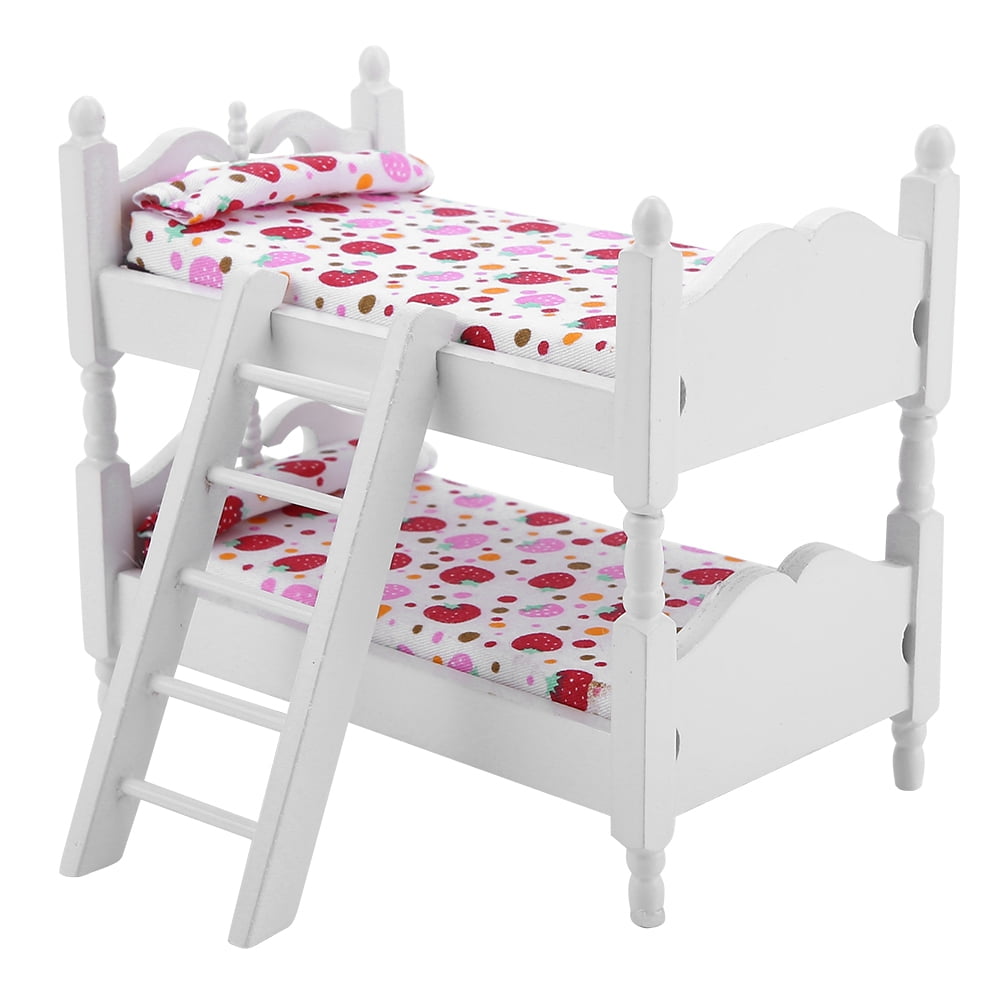Pzas Toys Doll Bunk Bed, Bunk Bed For Twin Dolls Fits 18 Inch Dolls