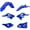 Blue, variant on Acerbis Black Complete Plastic Body Kit for '22-23 Yamaha YZ85 (2936210001)