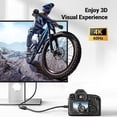 thumbnail image 2 of Adaptateur 4K Ultra Micro HDMI vers HDMI - Câble en Aluminium pour Raspberry Pi, GoPro, Sony, Nikon - Supporte 3D 1080P, 2 of 5