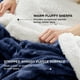 thumbnail image 3 of Manta Bedsure Sherpa para cama doble, 150 x 200 cm, color azul marino, 3 of 6