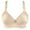 Beige, variant on Cotton Bralettes for Women No Underwire Bra Feature V-Neck Padded Bra Style W-813 Black 80
