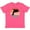 Vintage Hot Pink, variant on Inktastic Dolphin Cute Beach and Vacation Youth T-Shirt