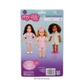 thumbnail image 3 of My Life As Pajama Fashion Set for 18-inch Doll, 3 Pieces Included, Pink & White Print, Unicorn Theme, 3 of 9
