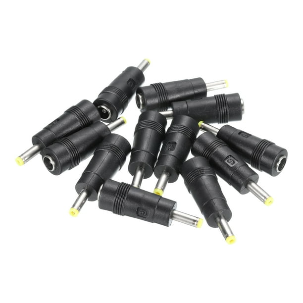 Adaptador de conector de alimentación DC de hembra a macho de Uxcell 12
