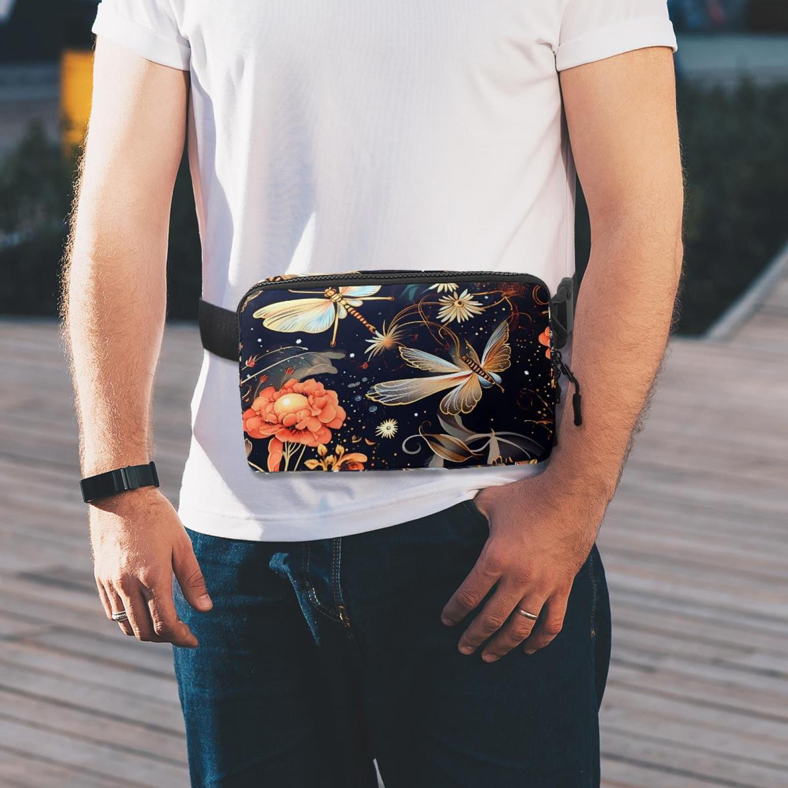 Firefly Lightweight, Adjustable Running Belt with Extension Strap, Unisex Waist Bag, Fanny Pack, Cross Body Bag