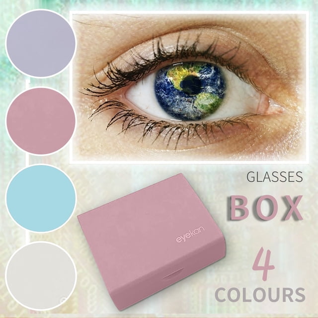 Article Populaire, Étui à Lunettes Double Boîte Boîte de Rangement pour Cosmétiques, PENDANE, Multicolore