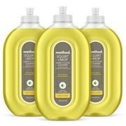 Method Squirt + Mop Hard Floor Cleaner, Lemon Ginger, 25 Ounce, 3 Pack, Packaging May Vary