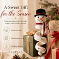 thumbnail image 3 of Crochet Snowman Spiral Ornament DIY Kit, Christmas Starter Included | Holiday Tree Decor Gift for Adults, Step by Step Instructions Decor for Window Porch Wall Cabinet Display, 3 of 7