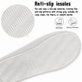 thumbnail image 5 of CHICVOMEY Fuzzy Memory Foam Slippers for Women Men Cozy Warm House Shoes Indoor with No-Slip Sole Unisex Style for Winter, 5 of 9