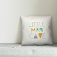 thumbnail image 3 of Creative Products Little Man Cave Reversible 16x16 Spun Poly Pillow, 3 of 3