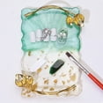 thumbnail image 6 of Art Palette Nail Art Display Stand Nail Mixing Palette W/ Gold Edge green, 6 of 8