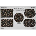 thumbnail image 2 of Beer or Wine Placemats by Penny's Needful Things (Wave - Set of 4) (Bottles & Corkscrews), 2 of 2