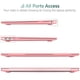 thumbnail image 4 of Dongke Compatible Con Macbook Air De 13 Pulgadas Funda 2021 2020 2019 2018 Modelo De Lanzamiento: M1 A2337 A2179 A1932 Funda Rígida Mate Para Macbook Air De 13 Pulgadas Con Pantalla Retina Compatible, 4 of 5