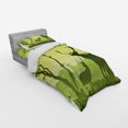 thumbnail image 3 of Ambesonne Green Bedding Set 4 Pcs, Deer Trees and Crow Bird, Queen, Green, 3 of 3