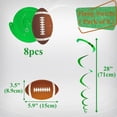 thumbnail image 2 of Decoraciones colgantes con forma de espiral de fútbol de Uniwish, para fiestas, 71 — 97 cm, 2 of 5