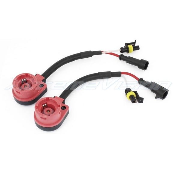 XtremeVision HID D2 D2S D2R D2C Ballast Adapter Harness Cable Connector 1 Pair