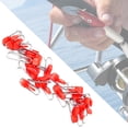 thumbnail image 4 of 30 pcs Durable PE Lures Bait Clip Fishing Hook Decoupling Accessories(red), 4 of 9