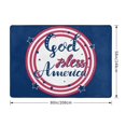 thumbnail image 2 of Area Rugs For Living Room Decor - God Bless America Patriotic Star Soft Anti Slip Throw Washable Rugs 5x7 For Bedroom, Indoor Carpet For Bedroom Living Room 80x58In, 2 of 7