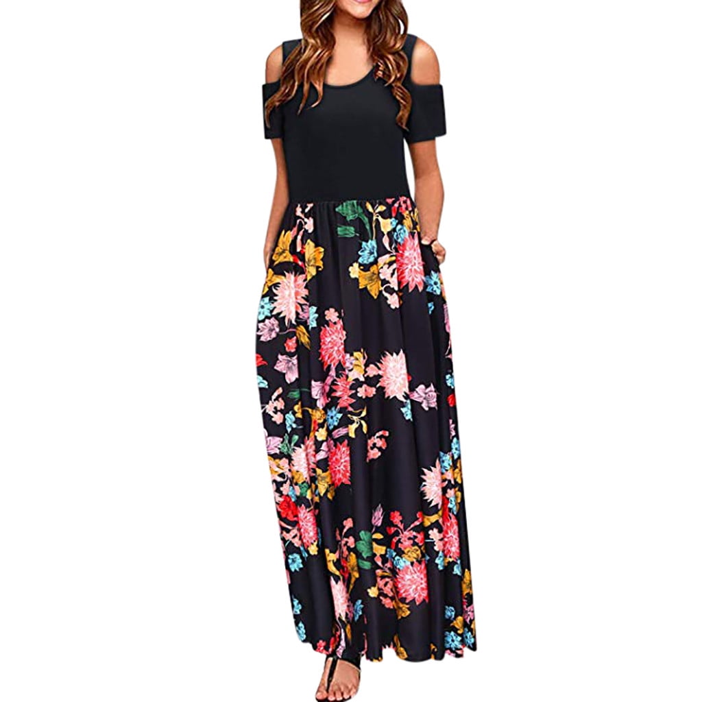 Elegant Maxi Casual Dress - Walmart 