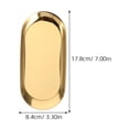 thumbnail image 2 of unbranded 3Ud Bandejas Ovaladas De Acero Inoxidable Para Joyería Con Para Uso En El Hogar, 2 of 7