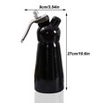 thumbnail image 4 of Toystoory Dispensador de crema batida de aluminio de 250ml, batidor de crema de cocina, herramientas de postre con boquillas cuentagotas Herramientas y accesorios para hornear negro Toystoory HA008727-03, 4 of 6