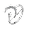 thumbnail image 3 of Anillos de mujer Anillos ajustables para mujer Anillos de moda Anillos Anillos de estrella y luna Wmkox8yii fajkfhkj5586, 3 of 9
