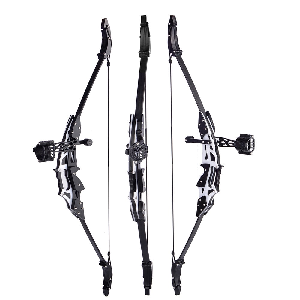 19"18Ibs Archery Mini Recurve Bow Kit High Elastic Fiber Limbs Kid Target