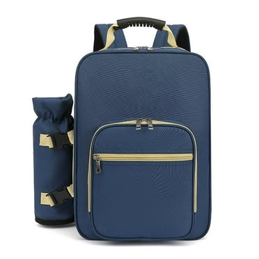 Picnic Backpack for 4 Person with Insulated Cooler Bag, Picnic Bag,Picnic Set,Picnic Blanket with Removeable Wine Pouch