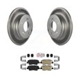 thumbnail image 1 of Transit Auto Rear Coated Disc Brake Rotors and Ceramic Pads Kit for Car Hyundai Sonata Kia Optima KGA-103634, 1 of 11