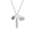 thumbnail image 2 of Delight Jewelry Silvertone Small Beehive with 4 Bees Always My Mother Bar Zoe Necklace, 2 of 4