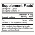 thumbnail image 2 of Reacted Zinc (60 capsules) by Ortho Molecular Products 60ct, 2 of 3