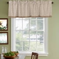 thumbnail image 3 of 2 Pack Valances for Window, Pink Brown Floral Short Curtains for Kitchen Bedroom Living Room, Spring Flowers Rod Pocket Small Window Treatment Valance Drapes 60 x 18 Inch, 3 of 8