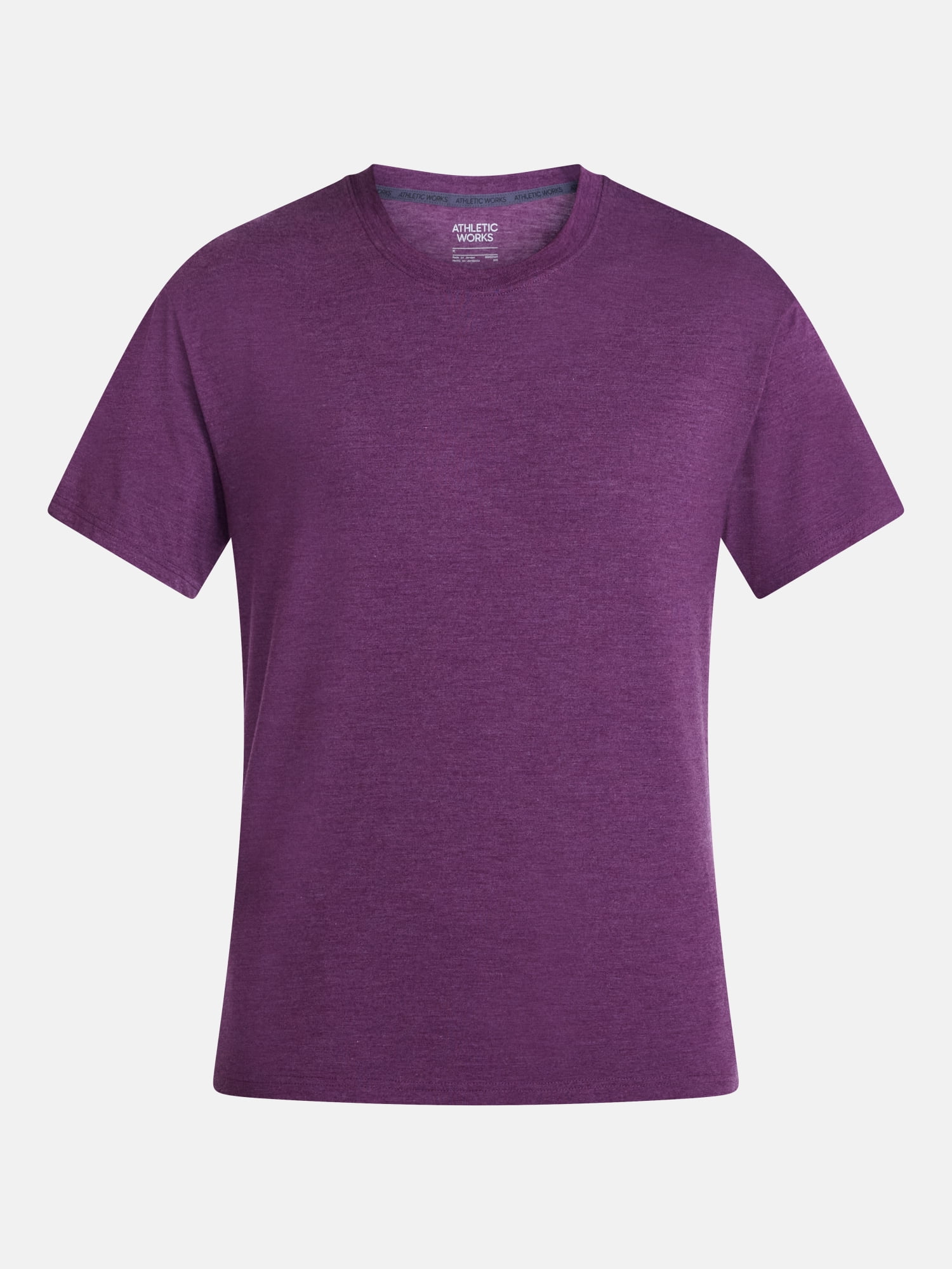Athletic Works' Men's and Big Men's Tri Blend Tee with Short Sleeves, Sizes S-4XLT