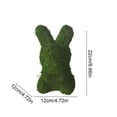 thumbnail image 3 of YOHAVEN Green Moss Figure Ornament, Eco Spring Table Or Shelf Decor, Faux Lichen Covered Figurine, Natural Texture, Indoor Outdoor Accent, Holiday Party Gift, Garden Shelf Display, Floral Centerpiece, 3 of 6
