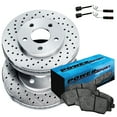 thumbnail image 1 of PowerSport Front Brakes and Rotors Kit |Front Brake Pads| Brake Rotors and Pads| Ceramic Brake Pads and Rotors |fits 1984-1985 Mercedes-Benz 500SEC, 1 of 7