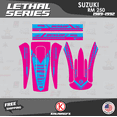 thumbnail image 4 of Kalair GFX Graphics Kit for Suzuki RM250 (1989-1992) Lethal Series, 4 of 5