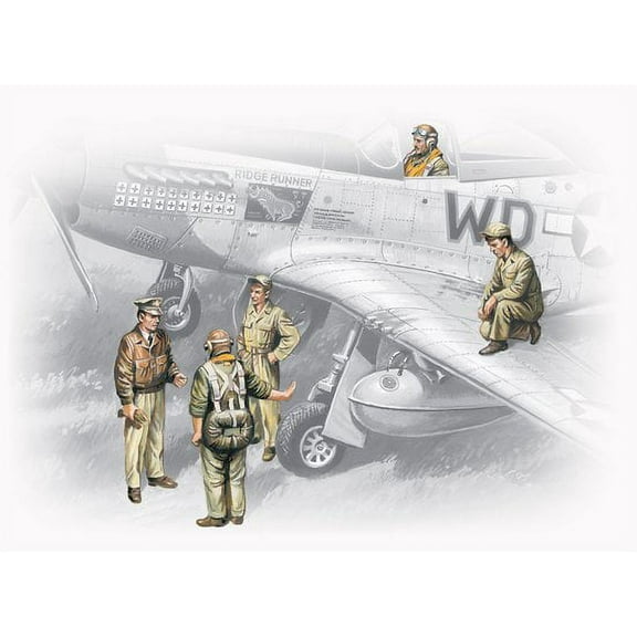1/48 USAAF Pilots & Ground Personnel 1941-45 (5)