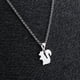 thumbnail image 4 of Collar colgante de plata jinwen con colgante de Ardilla, 4 of 8