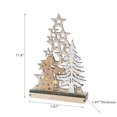thumbnail image 2 of Led Wooden Star Tree And Angel Stand Large, 2 of 3