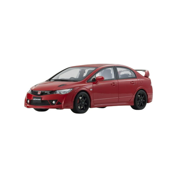 Honda Civic Mugen Rr Rhd Right Hand Drive Red With Black Wheels 1 18 Model Car By Kyosho Walmart Com